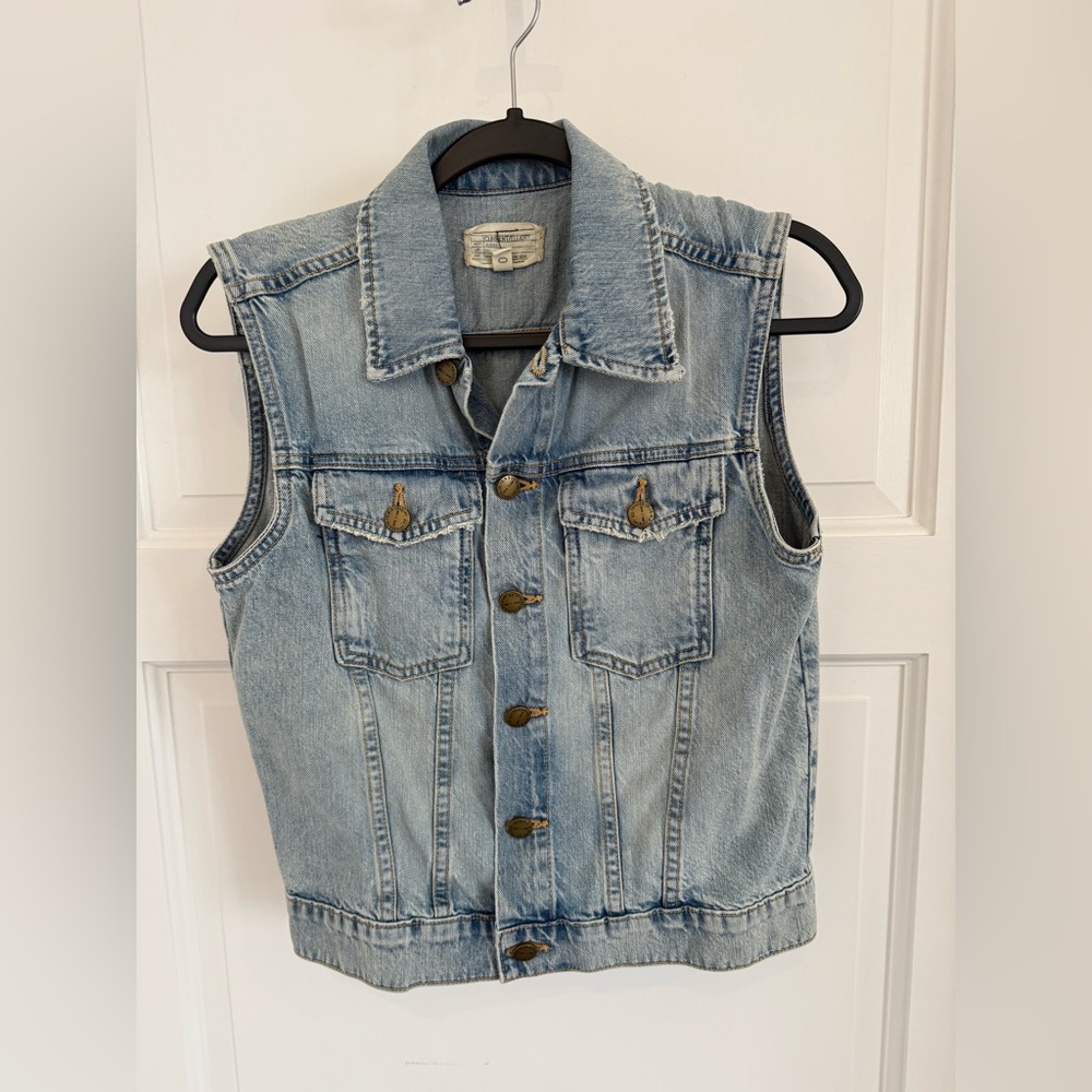 Current Elliott denim vest.  Never worn. NWOT.